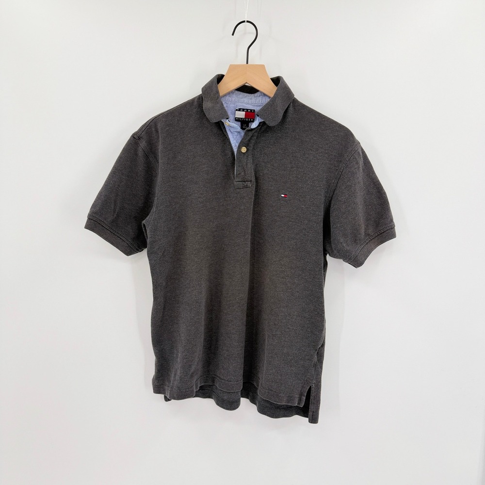Tommy Hilfiger Y2K 90's Polo Shirt S Collegiate Classic Preppy Old Money